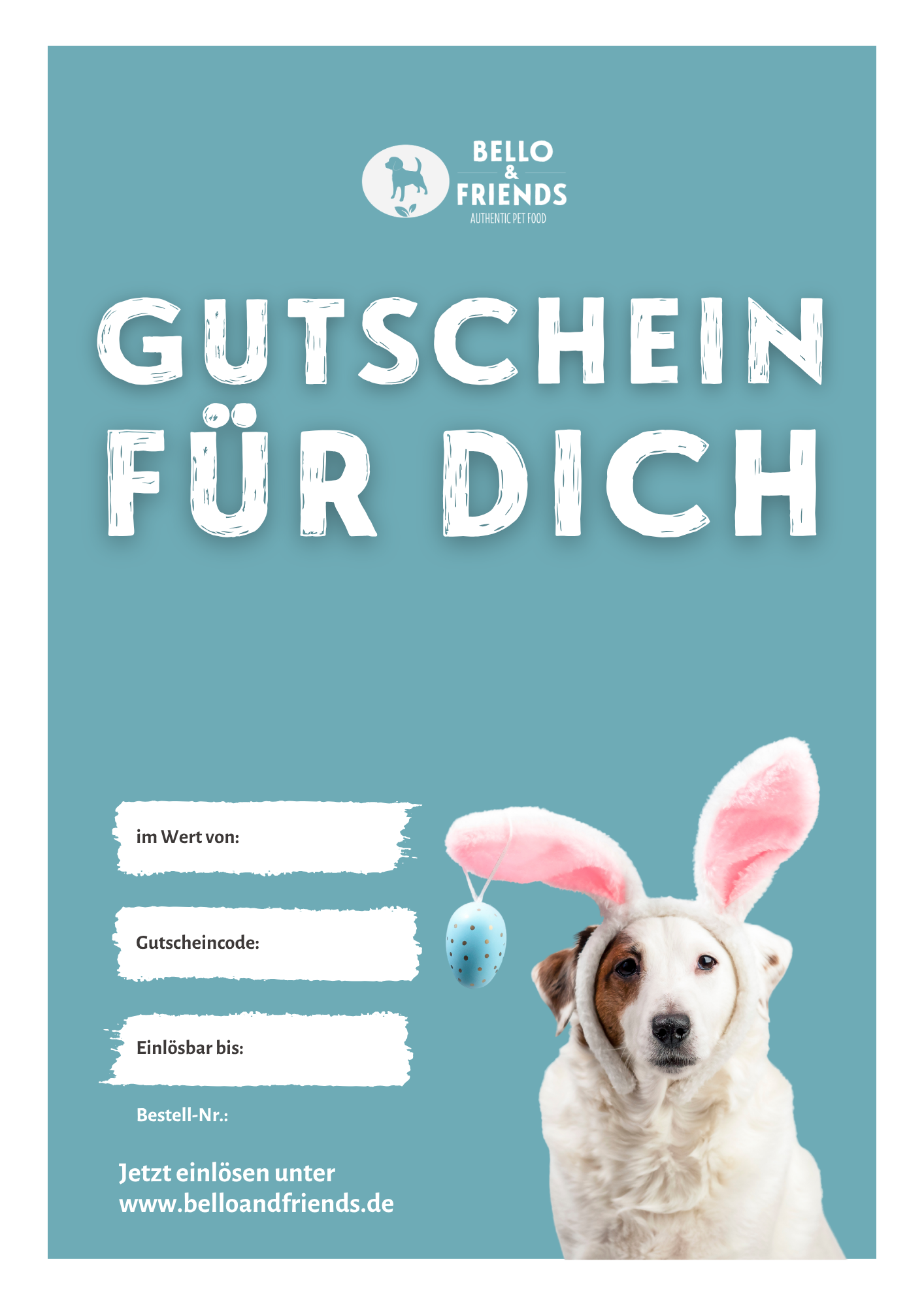 Gutschein 10-150€ Ostern