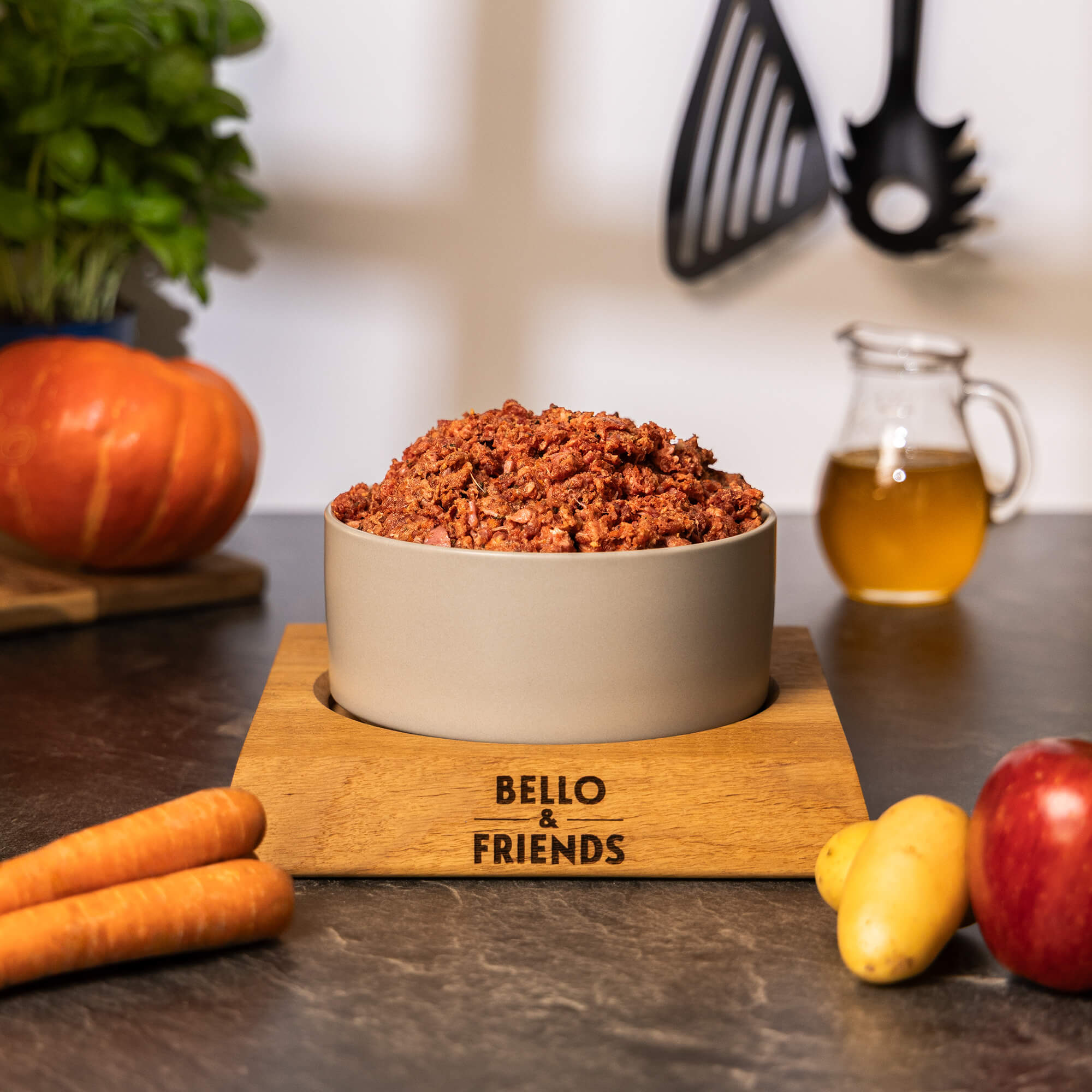 Barf Menü Rind und Kartoffel