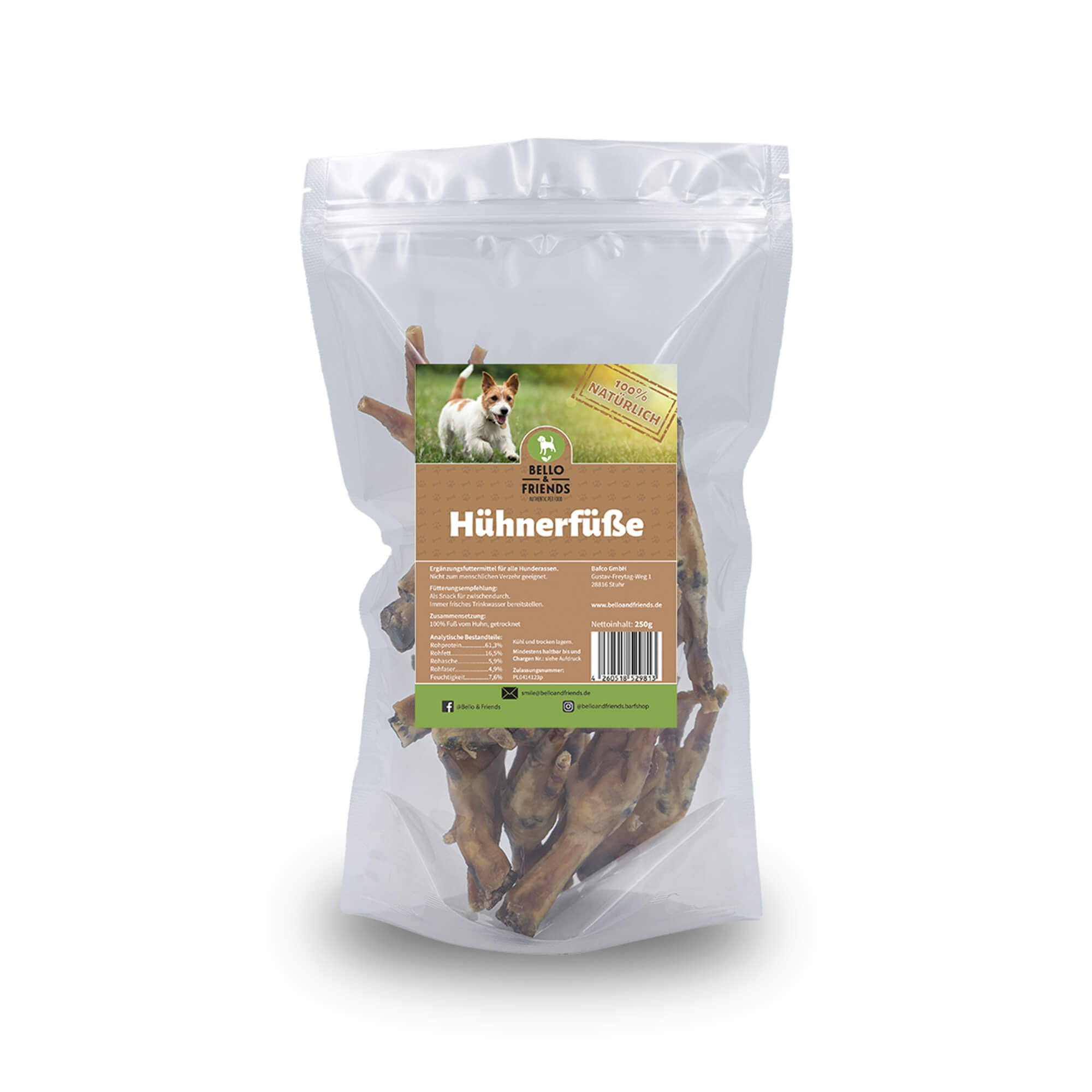 Hühnerfüße getrocknet