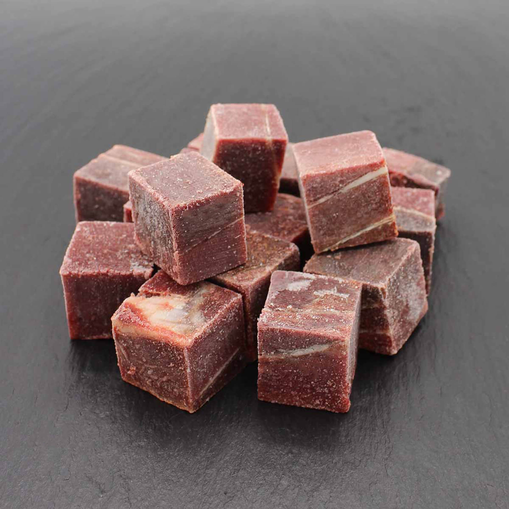 100% Rindermilz, Würfel