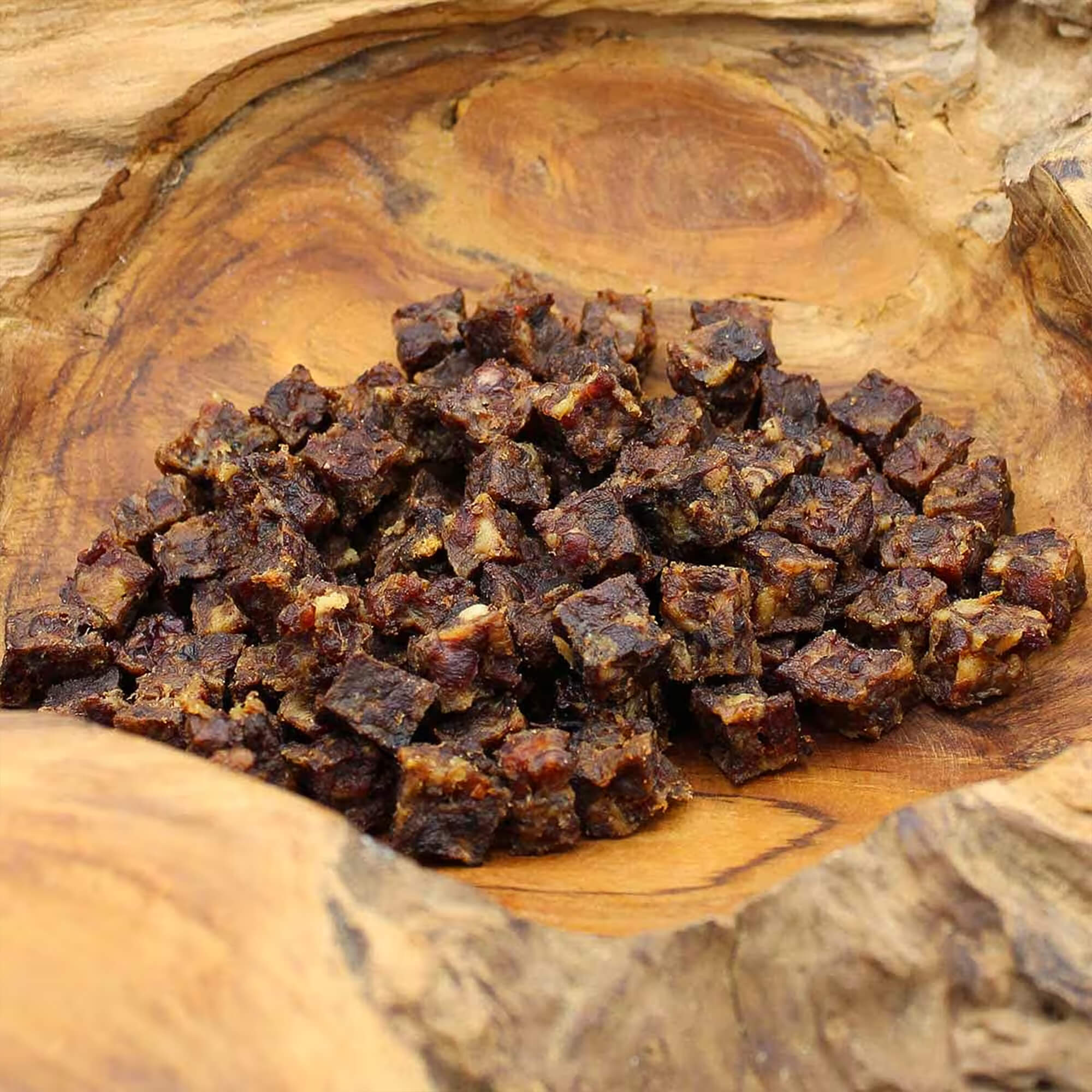 Pferdefleischwürfel getrocknet