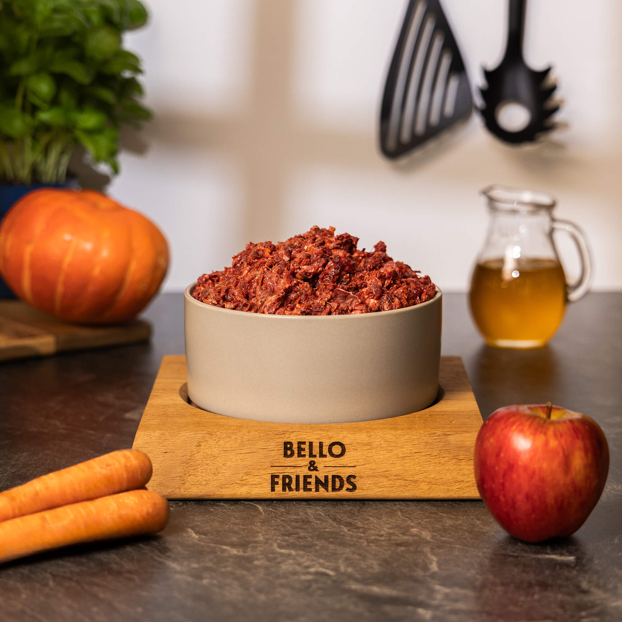 Barf Menü Hirsch und Lamm