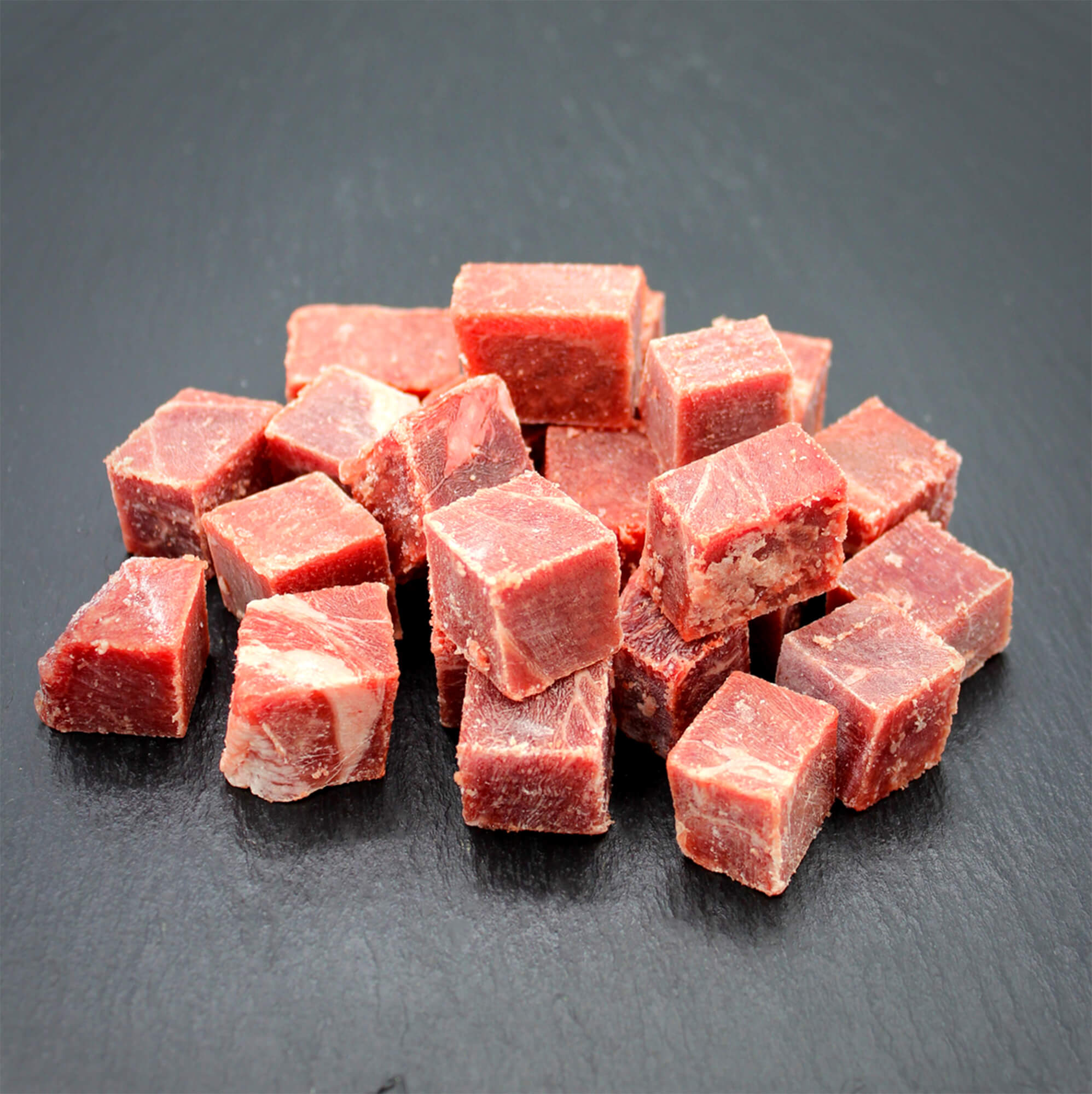 100% Rindfleisch (durchwachsen), Würfel